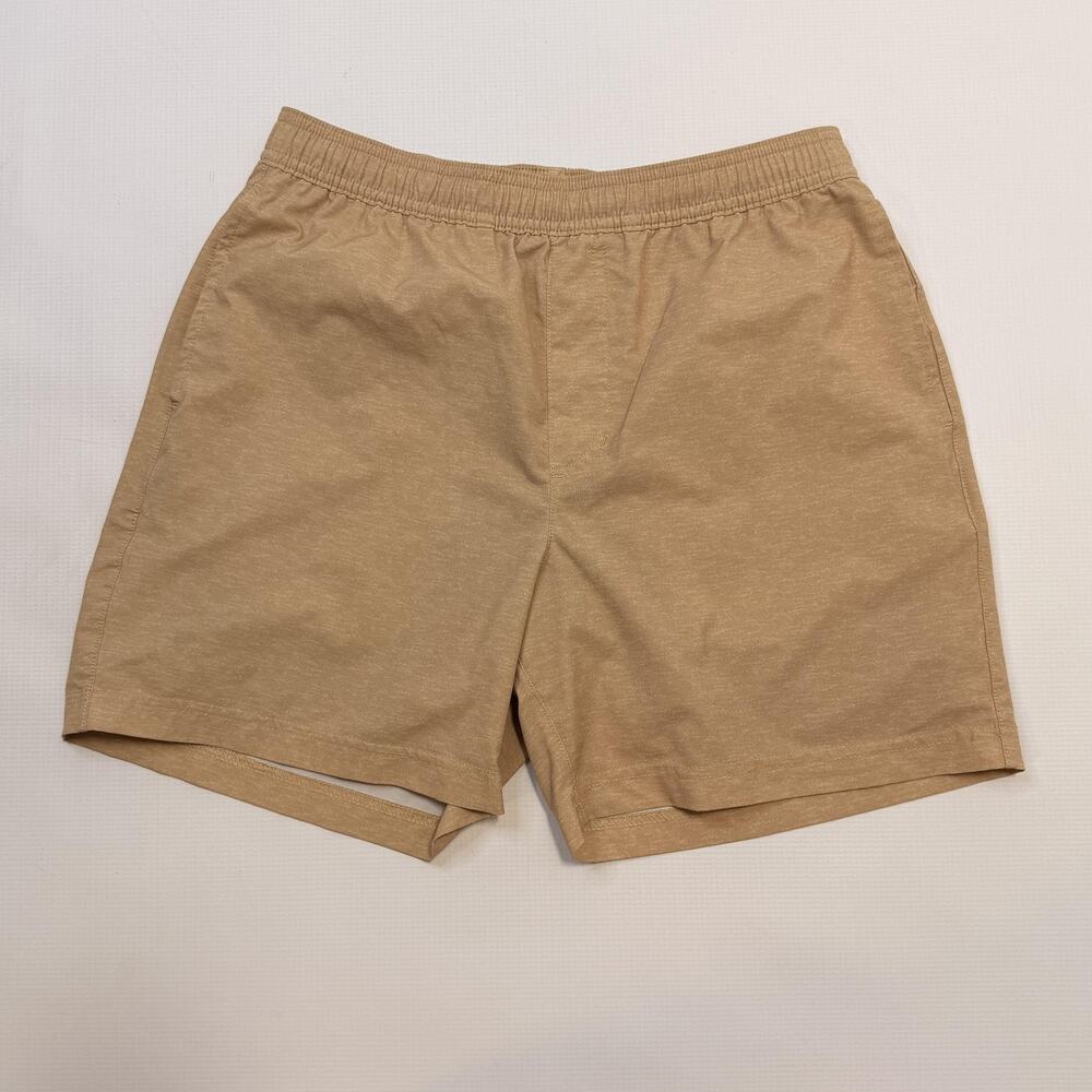 Chubbies Shorts Mens Medium Beige 5.5 Inseam Lined Running Athletic Gym Training